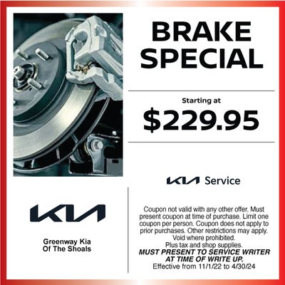 Save Now on Brakes!