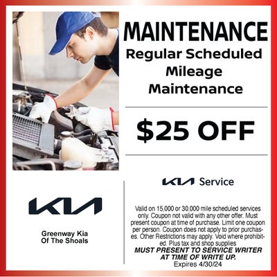Get $25 Off Regular Maintenance